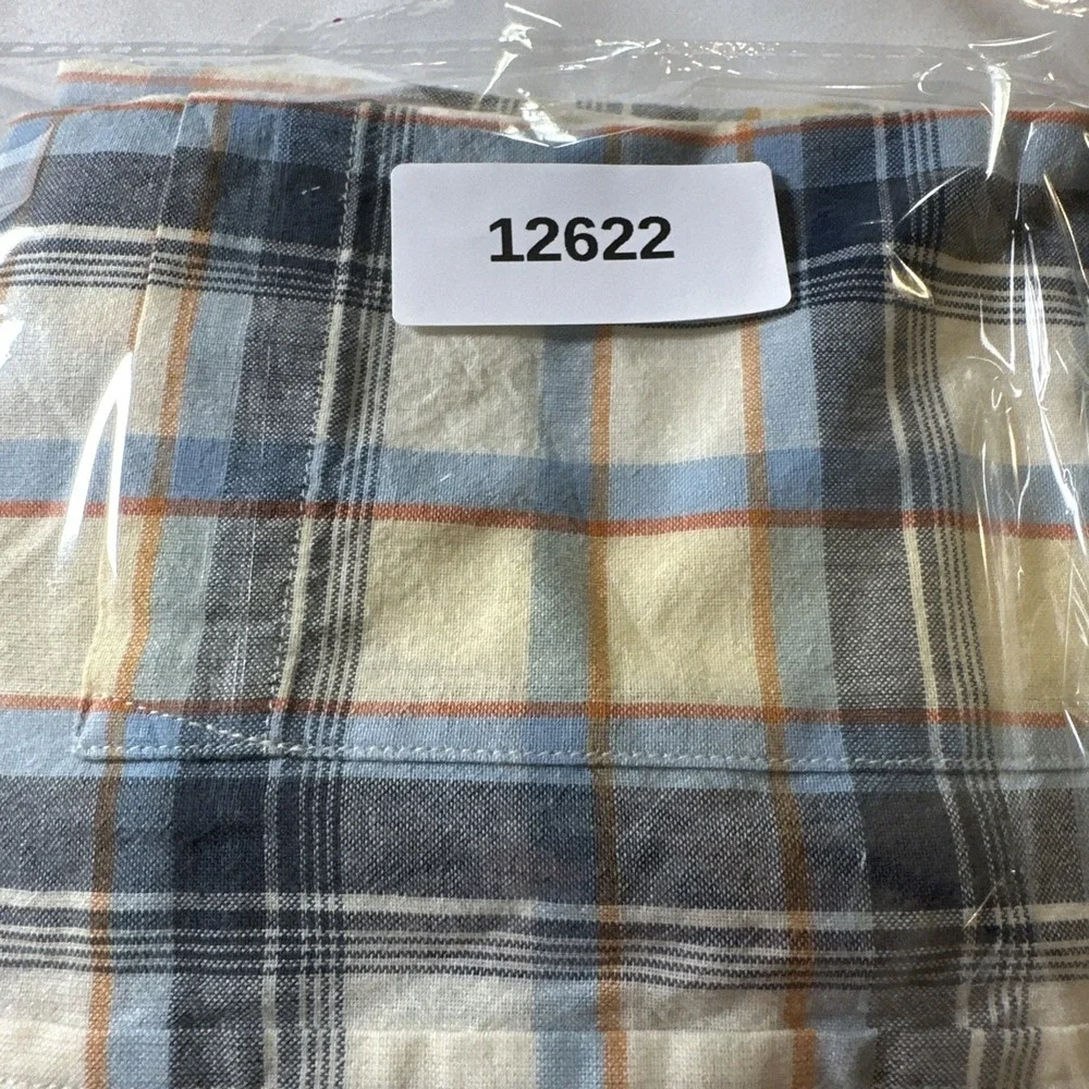 Pendleton Seaside Short Sleeve Shirt Mens Large Plaid Multicolor M Button‎ Down